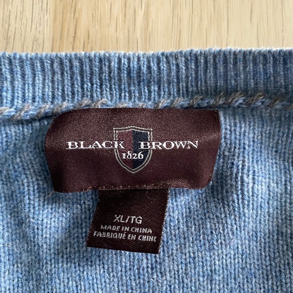 Black Brown 1826 cardigan - Picture 3 of 3